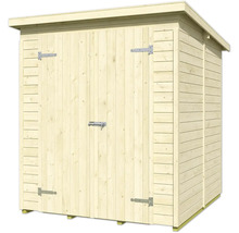 Holzgartenschrank mit Tür