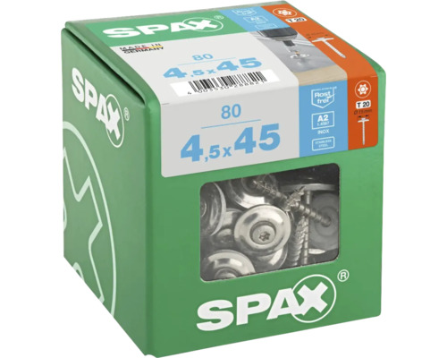 Boîte de vis Spax 4,5x45 millimètres