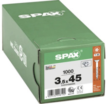 Vis universelles Spax en boîte, 3,5 x 45 millimètres, 1000 pièces