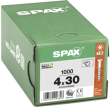 Emballage de vis Spax 4 x 30 millimètres, 1 000 pièces