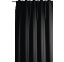 Gardine mit Kräuselbandaufhängung an einer Gardinenstange