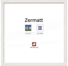 Zermatt Rahmen mit Größenangaben 40x40 cm und 20x20 cm