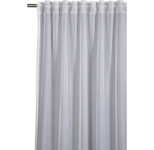 Gardine mit Faltenbandaufhängung an einer Gardinenstange