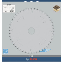 Bosch Kreissägeblatt PRO Wood 700 Millimeter Durchmesser mit 46 Zähnen für Holz. Universal Brand Fit, lange Lebensdauer und Bosch Logo.