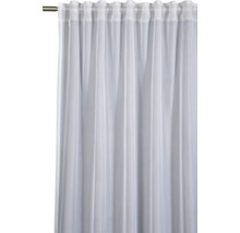 Gardine mit Kräuselbandaufhängung an einer Gardinenstange