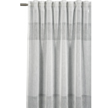 Rideau avec des bandes tissées décoratives