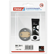 Tesa Ersatzbefestigungskit mit Klebstoff und Montageadapter