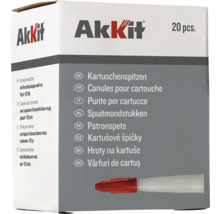 Akkit Canules pour cartouche, 20 pièces