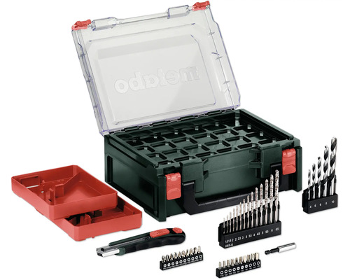 Metabo Werkzeugkoffer mit Bohrern und Bits