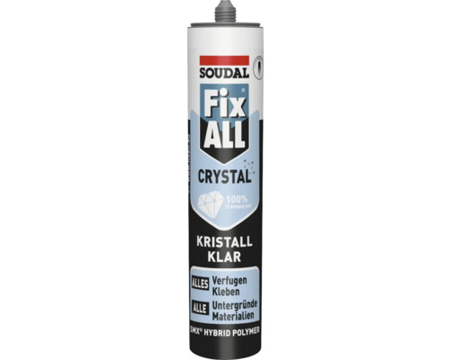 Cartouche de colle Soudal Fix All Crystal