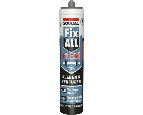 Soudal Fix ALL Flexi Montagekleber schwarz 470 g Soudal Fix All Flexi Kleben und Verfugen Dichtstoff