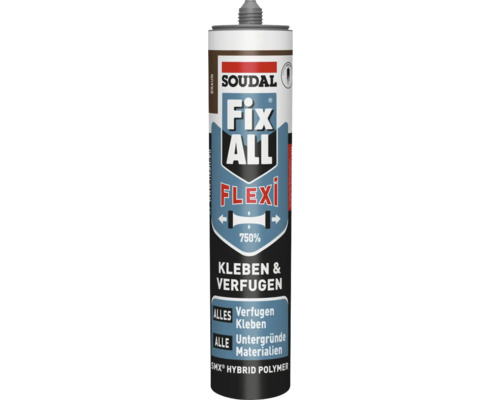 Soudal Fix ALL Flexi Montagekleber braun 470 g Soudal Fix All Flexi Klebstoff- und Dichtstoffkartusche