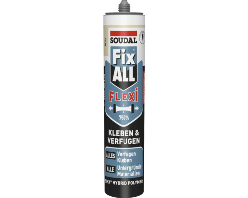 Colle de montage Soudal Fix ALL Flexi beige 470 g Soudal Fix All Flexi colle et mastic en cartouche