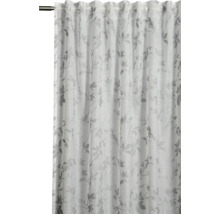 Rideau avec motif de feuilles