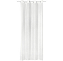 Rideau blanc avec suspension à œillets