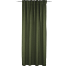 Gardine aus Stoff mit Faltenbandaufhängung