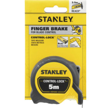 Mètre à ruban Stanley avec frein à doigt et une longueur de 5 m dans son emballage