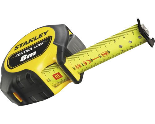 Mètre à ruban Stanley Control-Lock, 8 mètres