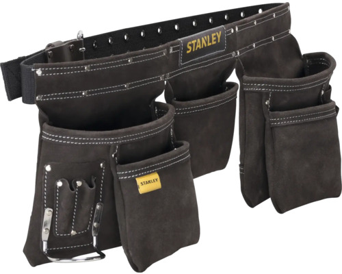 Ceinture à outils Stanley en cuir avec plusieurs poches