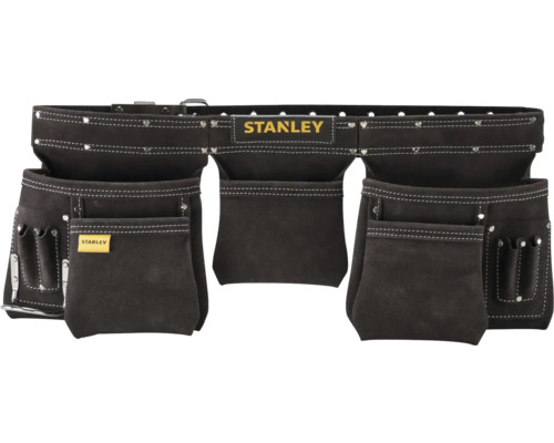 Ceinture porte-outils Stanley en cuir avec plusieurs poches et supports