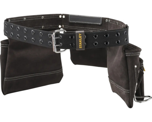 Ceinture à outils avec plusieurs poches et logo Stanley