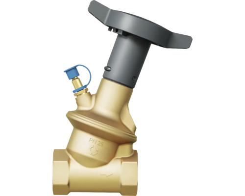 Soupape à siège incliné en laiton avec volant