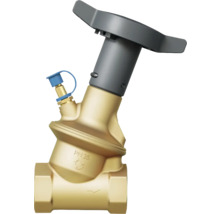 Robinet d'arrêt à siège incliné en laiton avec volant