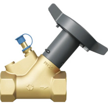 Schrägsitzventil aus Messing mit Entleerungsventil