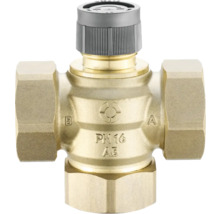 Eckventil aus Messing mit grauer Abdeckung