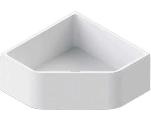 Support de baignoire Luxor 137 x 137 cm 990163 Receveur de douche d'angle en acrylique sanitaire