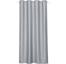 Grauer Gardinenschal mit Faltenbandaufhängung