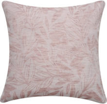 Quadratisches Kissen mit Blättermuster