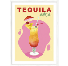 Gerahmtes Tequila Sunrise Bild für die Wand