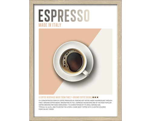 Affiche Expresso encadrée