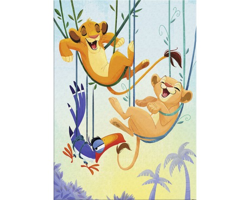 Tableau sur toile Disney Le Roi Lion Jeux 50x70 cm