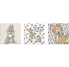 Toile décorative Bambi, en trois parties