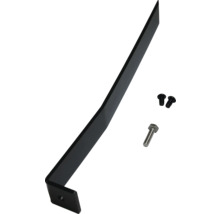 Support métallique noir avec vis