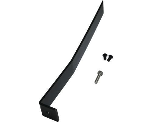 Pièce de rechange : Support pour le couvercle de protection pour pergola avec toit en tissu 10329557, 10329559, 10329560 Support métallique noir avec vis