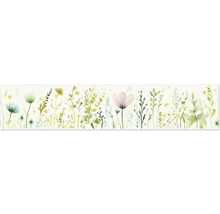 Blumenmuster mit Blättern und Blüten