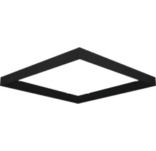 Plafonnier carré en noir