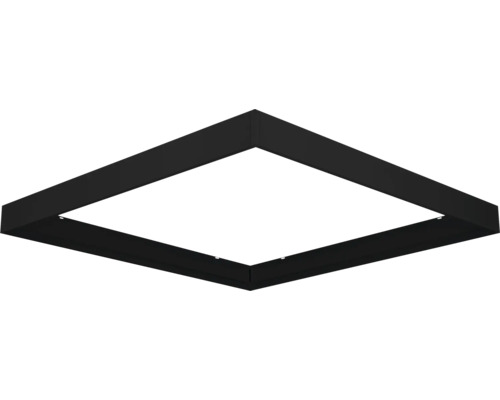 Plafonnier carré en noir