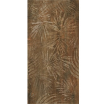 Carreau mural décoratif avec motif de plante