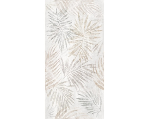 Carreau décoratif avec motif de feuilles