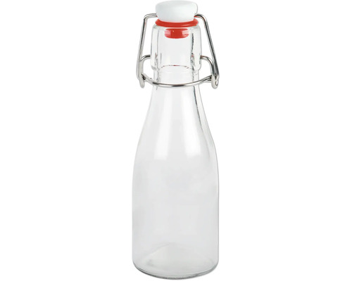 Bouteille en verre avec bouchon à étrier