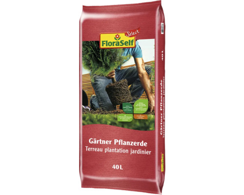 FloraSelf Gärtner Pflanzerde im 40 Liter Sack