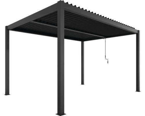 Freistehende Pergola mit Lamellendach