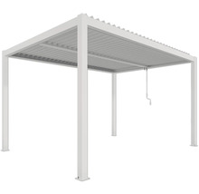 Freistehende Pergola mit Lamellendach für den Garten