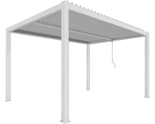 Freistehende Pergola mit Lamellendach für den Garten