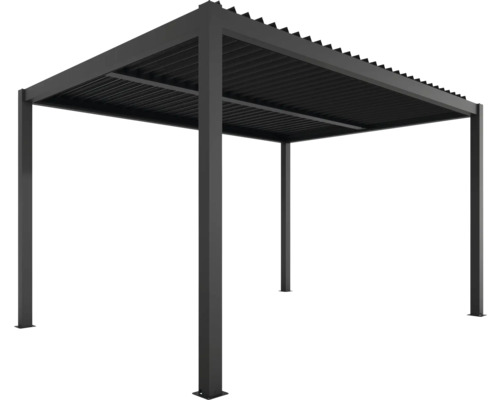 Freistehende Pergola mit Lamellendach für den Garten