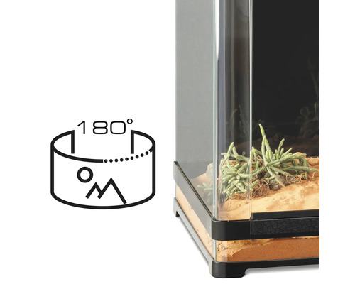 Terrarium mit 180 Grad Ansicht